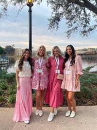 Kappa Chapter of Phi Mu exec members at Phi Mu Officer Academy in Orlando FL